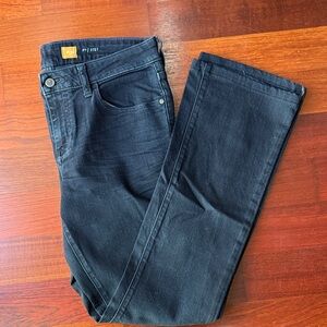 Pilcro and the Letterpress Black Boot Cut Jeans
